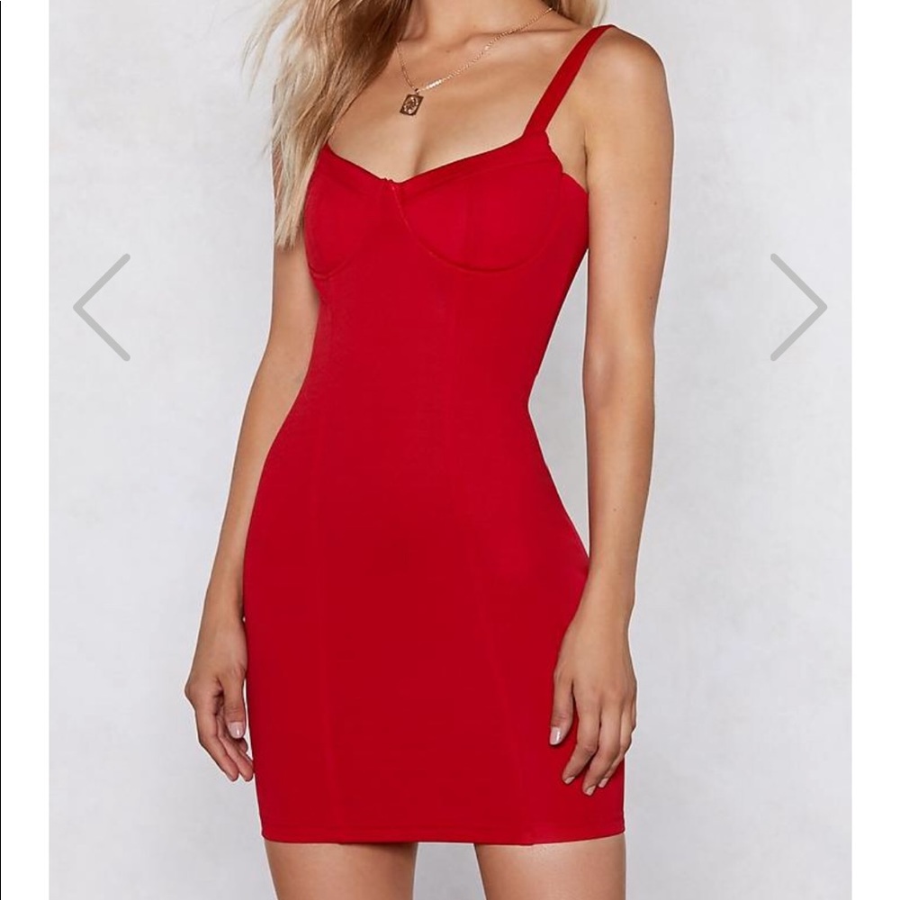 Nasty Gal Bust Out mini dress